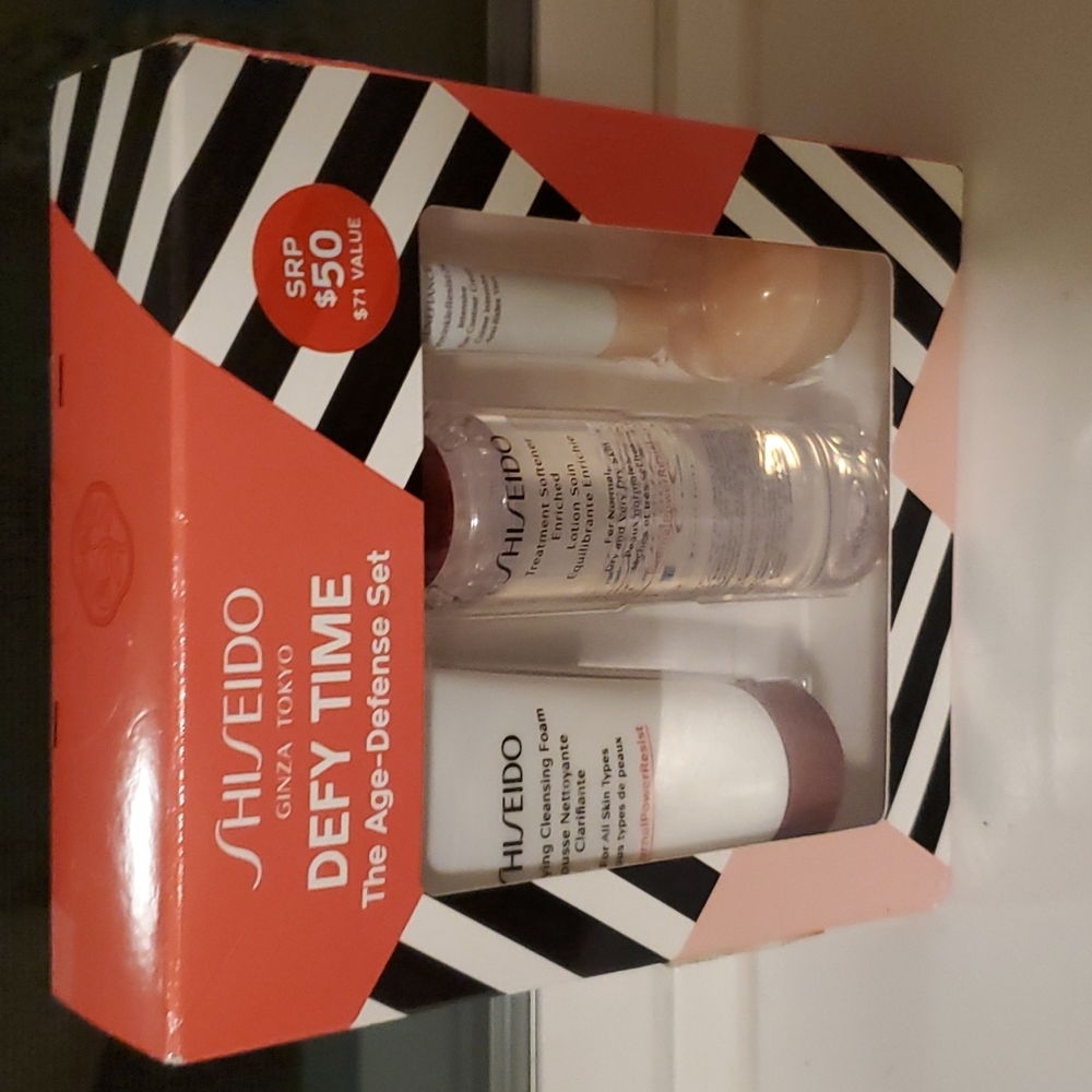 Shiseido Ginza Tokyo Defy Time Age-Defence Set 4pcs🔥❤️🔥